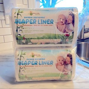 Naturally Nature Disposable Cloth Diaper Liners Pack Of 4 Total 400 Sheets